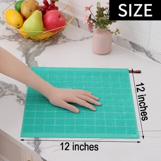 Foto 5 | Foto 5 | Paños De Cocina Homaxy, 100% Algodón, Rizo, 30 X 30 Cm, Paquete De 6 - Venta Internacional.