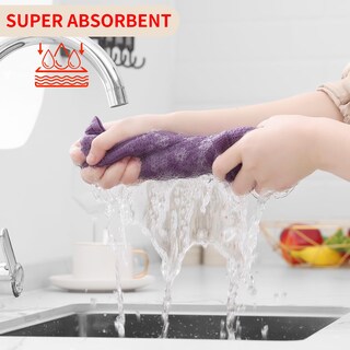 Foto 3 | Foto 3 | Paños De Cocina Homaxy Waffle Weave, 100% Algodón, Paquete De 8 - Venta Internacional.