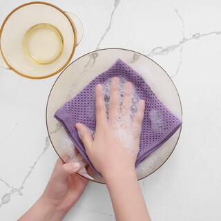 Foto 4 | Foto 4 | Paños De Cocina Homaxy Waffle Weave, 100% Algodón, Paquete De 8 - Venta Internacional.