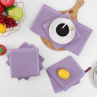 Foto 7 | Foto 7 | Paños De Cocina Homaxy Waffle Weave, 100% Algodón, Paquete De 8 - Venta Internacional.