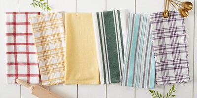 Foto 6 | Foto 6 | Juego De Paños De Cocina Dii, Varios Tejidos, Color Aguamarina, 5 Piezas - Venta Internacional.