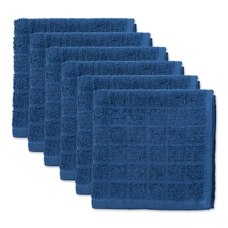 Foto 1 | Foto 1 | Juego De Paños De Cocina Dii Basic Terry Collection Windowpane Blue, 6 Piezas - Venta Internacional.