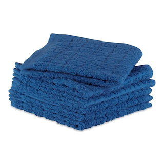 Foto 2 | Foto 2 | Juego De Paños De Cocina Dii Basic Terry Collection Windowpane Blue, 6 Piezas - Venta Internacional.