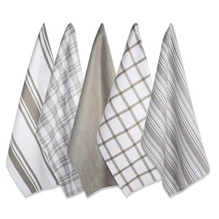 Foto 1 | Foto 1 | Juego De Paños De Cocina Dii, Varios Tejidos, Marrón, 5 Piezas - Venta Internacional.