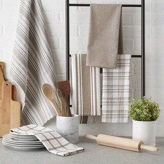 Foto 3 | Foto 3 | Juego De Paños De Cocina Dii, Varios Tejidos, Marrón, 5 Piezas - Venta Internacional.