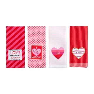 Foto 3 | Foto 3 | Juego De Paños De Cocina Dii Valentine's Day Collection Love, 4 Piezas - Venta Internacional.