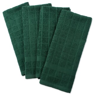 Foto 2 | Foto 2 | Juego De Paños De Cocina Dii Basic Terry Collection, Verde Oscuro, 4 Piezas - Venta Internacional.