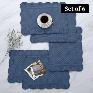 Foto 6 | Foto 6 | Manteles Individuales Homby's Acolchados 33x45 Cm Azul - Venta Internacional