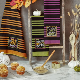 Foto 6 | Foto 6 | Juego De Paños De Cocina Dii Witchful Thinking Halloween, 3 Piezas - Venta Internacional.