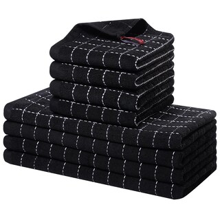 Foto 1 | Foto 1 | Juego De Toallas De Cocina Y Paños De Cocina Homaxy Cotton Paquete De 8 - Venta Internacional.