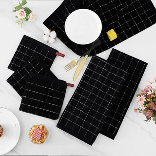 Foto 6 | Foto 6 | Juego De Toallas De Cocina Y Paños De Cocina Homaxy Cotton Paquete De 8 - Venta Internacional.