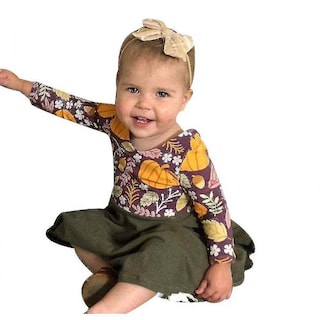 Foto 3 | Foto 3 | Vestido Huoguo Halloween Con Forma De Calabaza De Manga Larga Para Niñas 80 Cm - Venta Internacional.