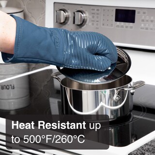 Foto 3 | Foto 3 | Guantes De Cocina Totalmente Revestidos De Silicona De Primera Calidad, Resistentes Al Calor, 500 °c - Venta Internacional.