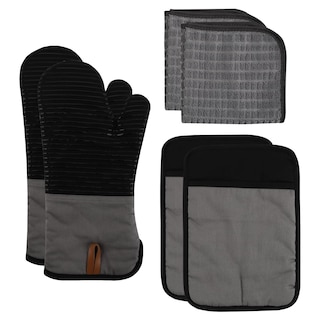 Foto 1 | Foto 1 | Juego De Guantes De Cocina Y Soportes Para Ollas Cook With Color, 6 Piezas - Venta Internacional.