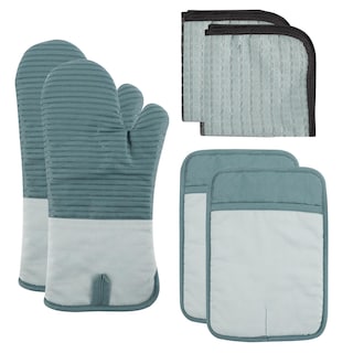 Foto 1 | Foto 1 | Juego De Guantes De Cocina Y Soportes Para Ollas Cook With Color, 6 Piezas - Venta Internacional.
