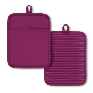 Foto 1 | Foto 1 | Juego De 2 Soportes Para Ollas Kitchenaid De Silicona Suave Acanalada, Paquete De 2 Unidades, Remolacha - Venta Internacional.