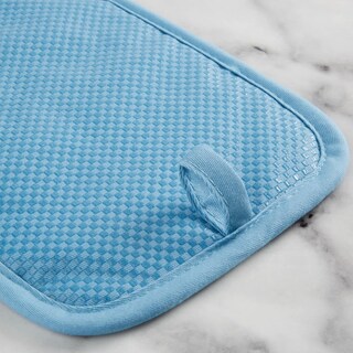 Foto 4 | Foto 4 | Juego De 2 Soportes Para Ollas Kitchenaid De Terciopelo Azul A Cuadros - Venta Internacional.