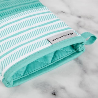Foto 3 | Foto 3 | Juego De 2 Guantes De Cocina Kitchenaid Albany Aqua Sky, 18 X 33 Cm - Venta Internacional.