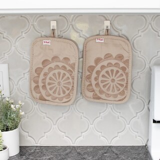 Foto 5 | Foto 5 | Soportes Para Ollas Y Almohadillas Térmicas T-fal Premium Terry-looped, Paquete De 2 - Venta Internacional.