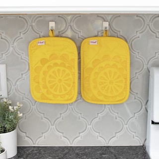 Foto 5 | Foto 5 | Soporte Para Ollas Con Diseño De Medallón En Forma De T, 100% Algodón Con Silicona Gr - Venta Internacional.