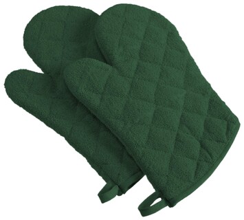 Foto 6 | Foto 6 | Oven Mitt Dii Basic Terry Collection 100% Algodón Verde Oscuro - Venta Internacional.