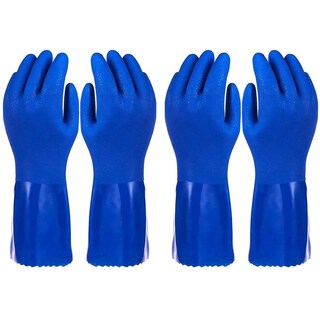 Foto 1 | Foto 1 | Guantes De Limpieza Juvale Heavy Duty Rubber Xl Blue, 2 Pares - Venta Internacional.