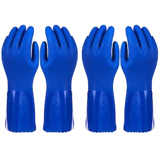 Foto 1 | Foto 1 | Guantes De Limpieza De Goma Juvale Heavy Duty, 2 Pares (pequeños) - Venta Internacional.
