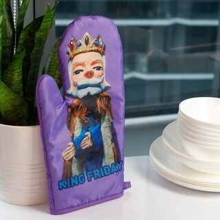 Foto 5 | Foto 5 | Oven Mitt Surreal Entertainment Mister Rogers King Friday - Venta Internacional.