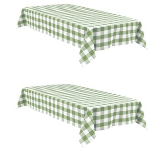 Foto 1 | Foto 1 | Mantel Hiasan Buffalo A Cuadros, Impermeable, 152 X 259 Cm, Paquete De 2 - Venta Internacional.