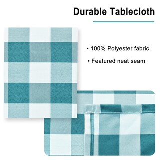 Foto 4 | Foto 4 | Mantel Hiasan Rectangular A Cuadros 152 X 356 cm Impermeable - Venta Internacional