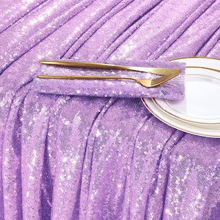 Foto 4 | Foto 4 | Mantel Queen Dream Lavender Mermaid Party, 229 X 229 Cm, Lentejuelas - Venta Internacional.