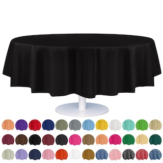 Foto 1 | Foto 1 | Mantel Desechable De Plástico Grandipity Redondo De 84 Pulgadas X 12 - Venta Internacional.