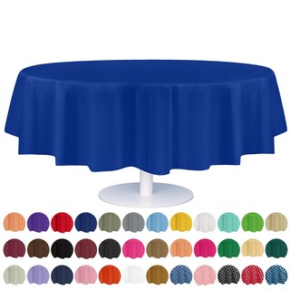 Foto 1 | Foto 1 | Mantel Desechable De Plástico Grandipity, 84 Pulgadas, Azul, 12 Unidades - Venta Internacional.