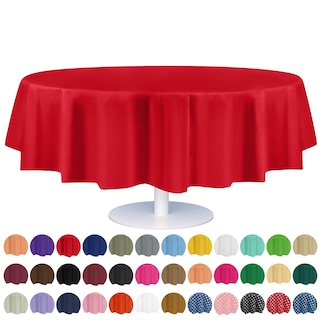 Foto 1 | Foto 1 | Mantel Desechable De Plástico Grandipity, 84 Pulgadas, Rojo, Paquete De 12 - Venta Internacional.
