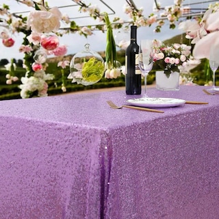 Foto 4 | Foto 4 | Mantel De Lentejuelas B-cool Para Bodas, Color Lavanda, Lila, 152 X 259 Cm - Venta Internacional.
