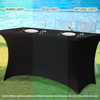 Foto 7 | Foto 7 | Mantel Obstal Spandex Rectangular De 6 Pies, Color Morado Oscuro, Paquete De 2 - Venta Internacional.