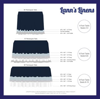 Foto 6 | Foto 6 | Mantel Lann's Linens Premium De 90 X 156 Cm, Rectangular, Color Marfil - Venta Internacional.