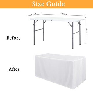 Foto 6 | Foto 6 | Mantel para Mesa Blanco Obstal 77 x 183 cm 2 Piezas - Venta Internacional