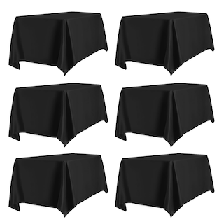 Foto 1 | Foto 1 | Mantel para Mesa Negro PureFit 152 x 259 cm 6 Piezas - Venta Internacional
