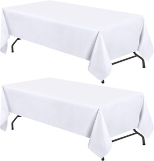 Foto 1 | Foto 1 | Mantel Wealuxe Rectangulare Blanco 2 Piezas - Venta Internacional