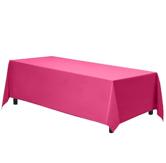 Foto 1 | Foto 1 | Mantel Rectangular Gee Di Moda De 90 X 132 Cm Color Fucsia Para Mesa De 6 Pies - Venta Internacional.