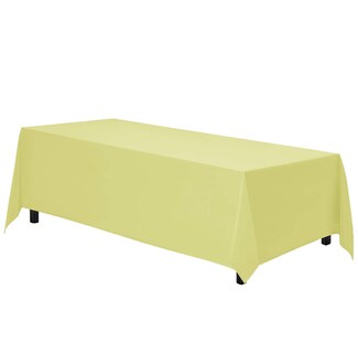 Foto 2 | Foto 2 | Mantel Rectangular Gee Di Moda De 90 X 132 Cm  Amarillo  Para Mesa De 6 Pies - Venta Internacional.