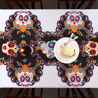 Foto 5 | Foto 5 | Camino de Mesa Simhomsen Bordado Con El Día De Los Muertos 14 X 54 Cm - Venta Internacional