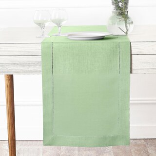 Foto 1 | Foto 1 | Camino De Mesa D'moksha Homes De Lino, 35 X 335 Cm, Color Verde Salvia - Venta Internacional.