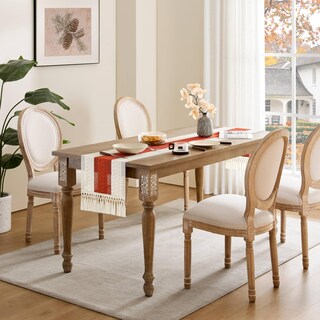 Foto 3 | Foto 3 | Camino De Mesa Zeemart, Estilo Macramé, Bicolor, 35 X 275 Cm, Naranja/i - Venta Internacional.