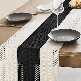Foto 4 | Foto 4 | Camino De Mesa Zeemart, Estilo Macramé, Bicolor, 35 X 275 Cm, Negro/iv - Venta Internacional.