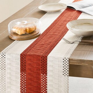 Foto 4 | Foto 4 | Camino De Mesa Zeemart, Estilo Macramé, Bicolor, 35 X 229 Cm, Naranja/i - Venta Internacional.