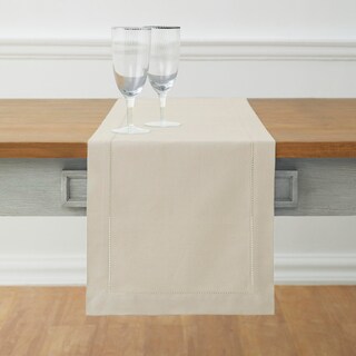 Foto 1 | Foto 1 | Tapete De Mesa Solino Home Con Dobladillo De Lino Y Algodón, 35 X 120 Cm - Venta Internacional.