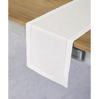 Foto 2 | Foto 2 | Tapete De Mesa Solino Home Con Dobladillo De Lino Y Algodón Blanco, 36 Cm - Venta Internacional.