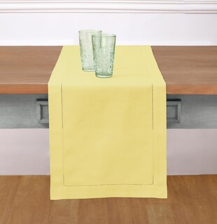 Foto 1 | Foto 1 | Tapete De Mesa Solino Home, Algodón Y Lino, Color Amarillo, 30 X 300 Cm - Venta Internacional.